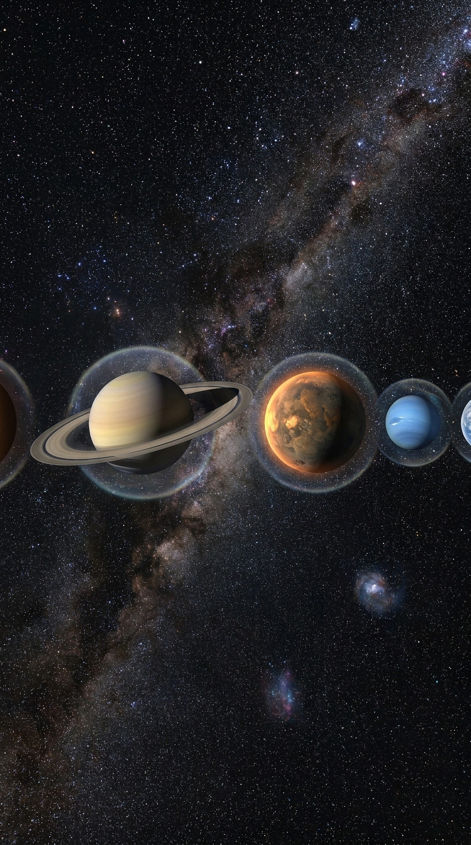 Planets free mobile wallpaper